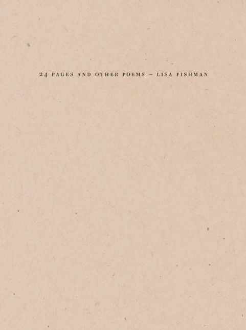 24 Pages and other poems