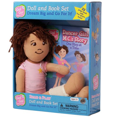 Dancer Girl M. C.'s Story: One Step at a Time: Read & Play Doll and Book Set