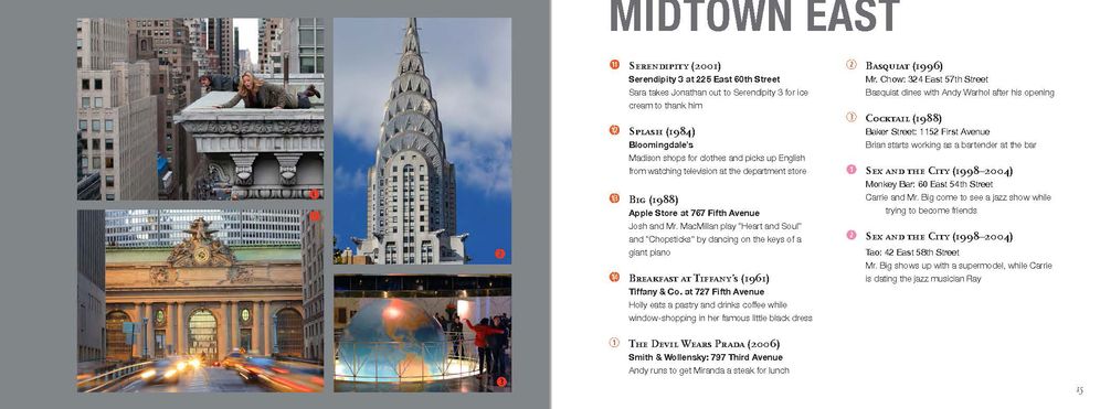 Filming Locations New York: New York City's Top 100 Film and TV Locations