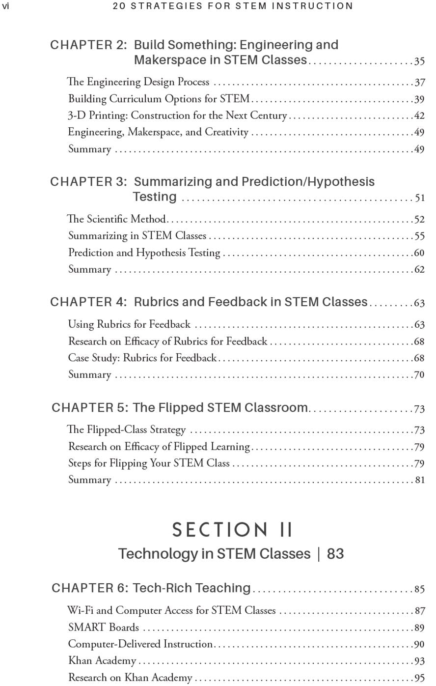 20 Strategies for STEM Instruction
