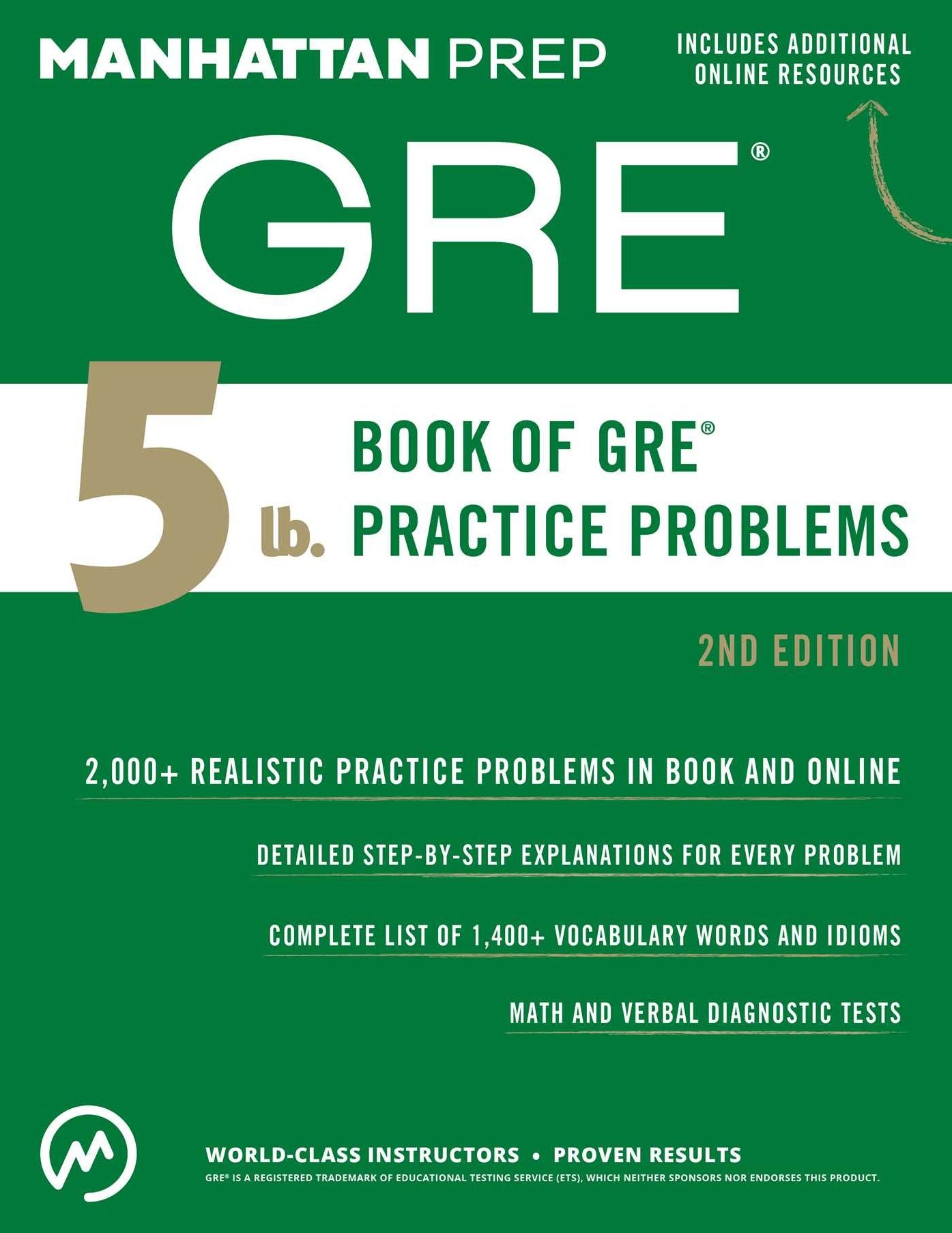 The 5 lb. Book of GRE Practice Problems, 2nd Edition
