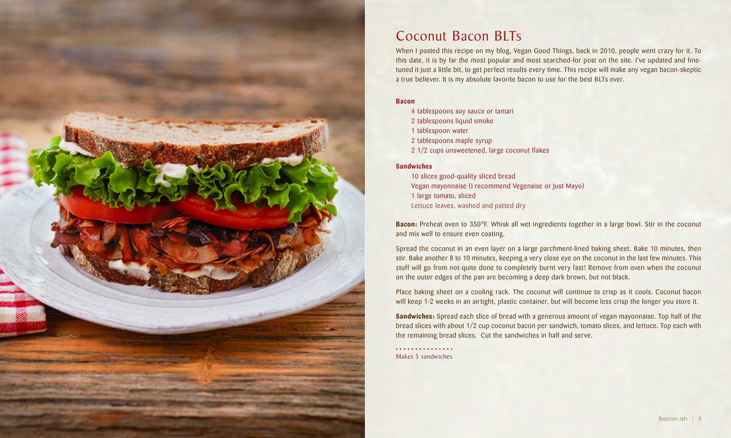 Baconish: Sultry and Smoky Plant-Based Recipes from BLTs to Bacon Mac & Cheese