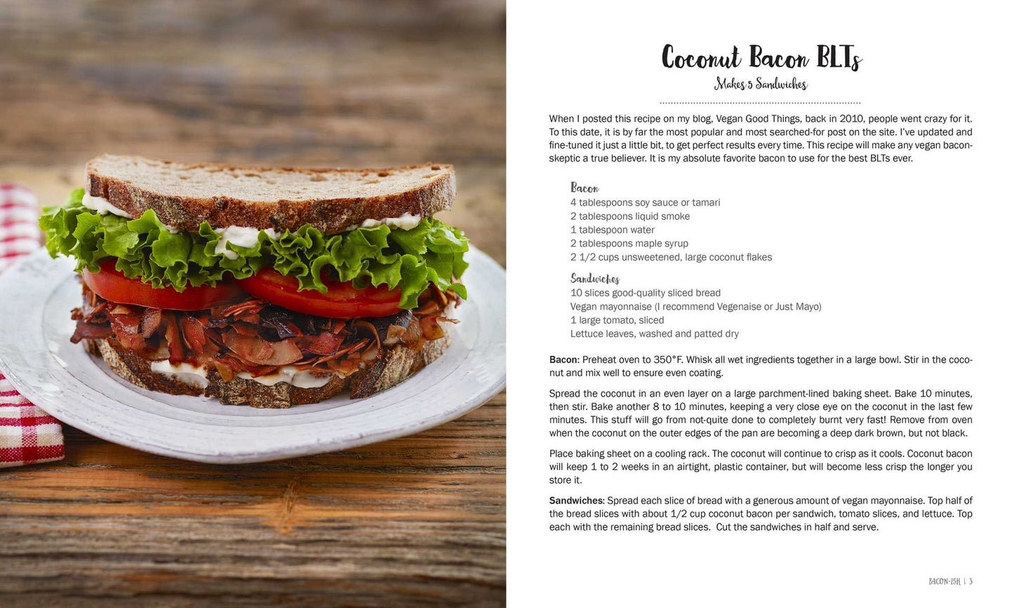 Baconish: Sultry and Smoky Plant-Based Recipes from BLTs to Bacon Mac & Cheese