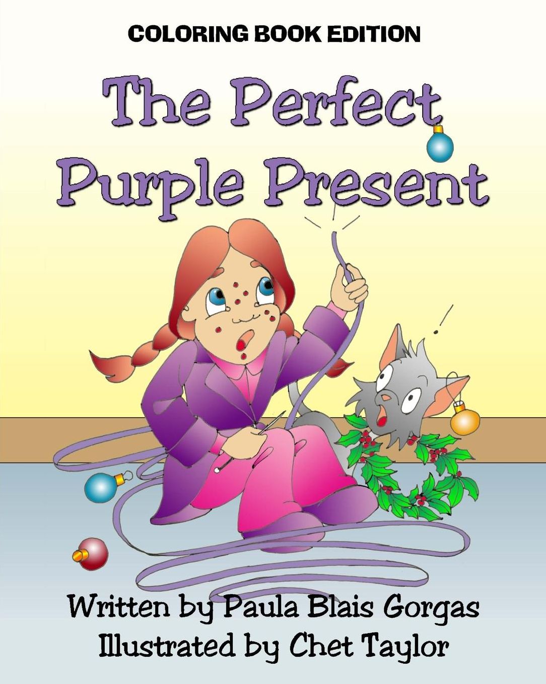 The Perfect Purple Present: Coloring Book Edition