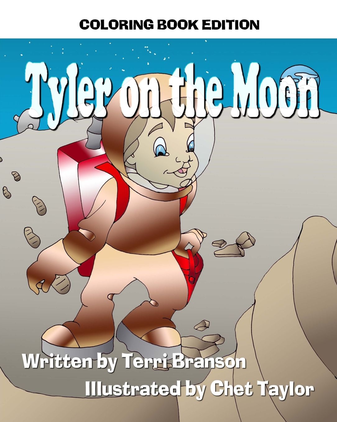 Tyler on the Moon: Coloring Book Edition