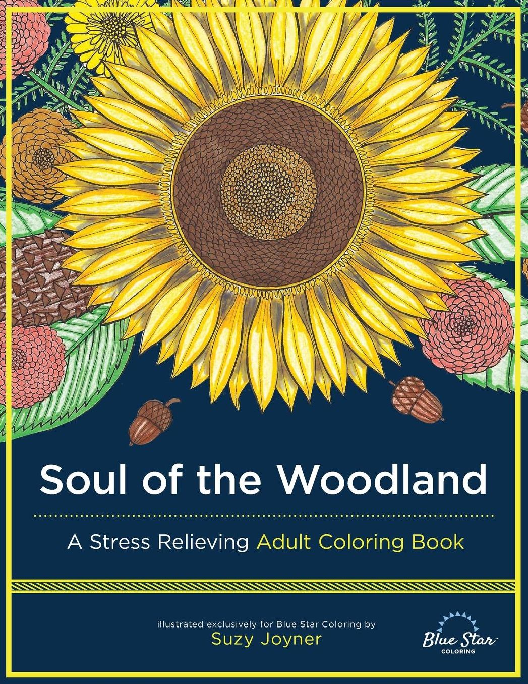 Soul of the Woodland: A Stress Relieving Adult Coloring Book
