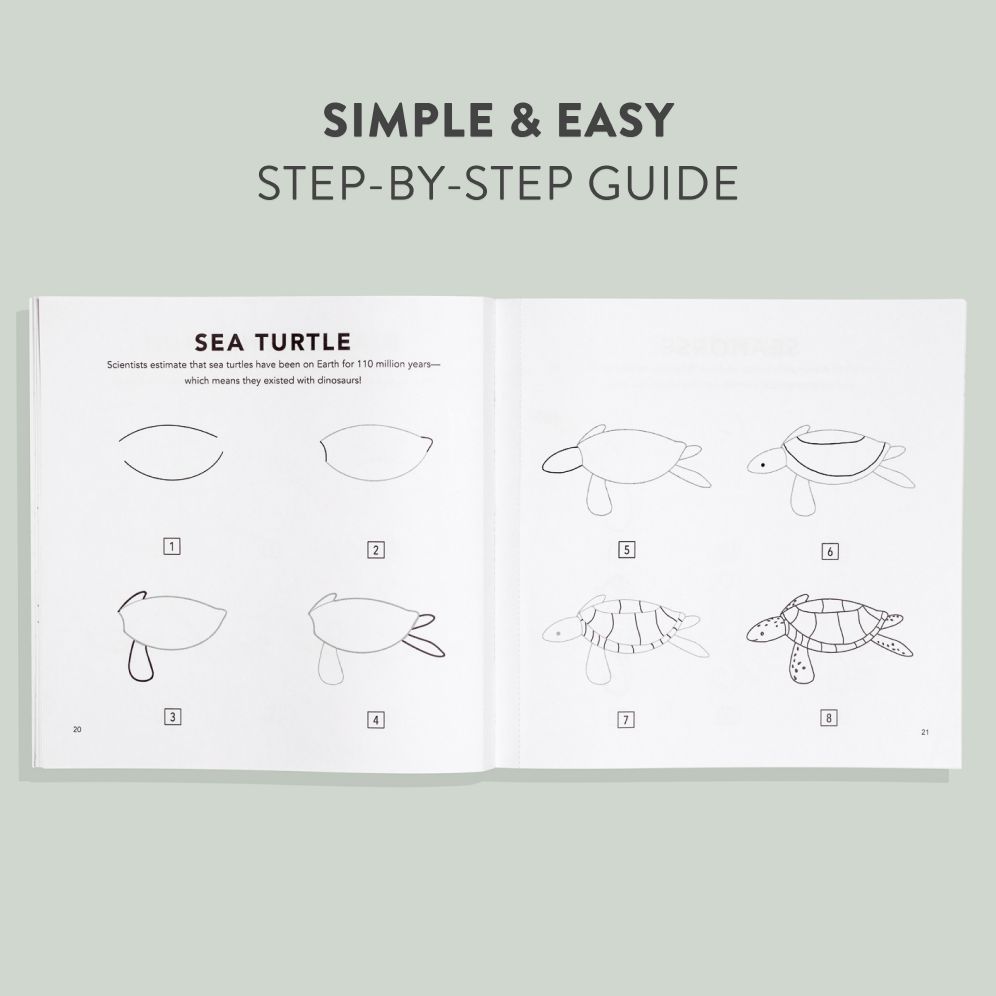Under the Sea: How to Draw Books for Kids with Dolphins, Mermaids, and Ocean Animals