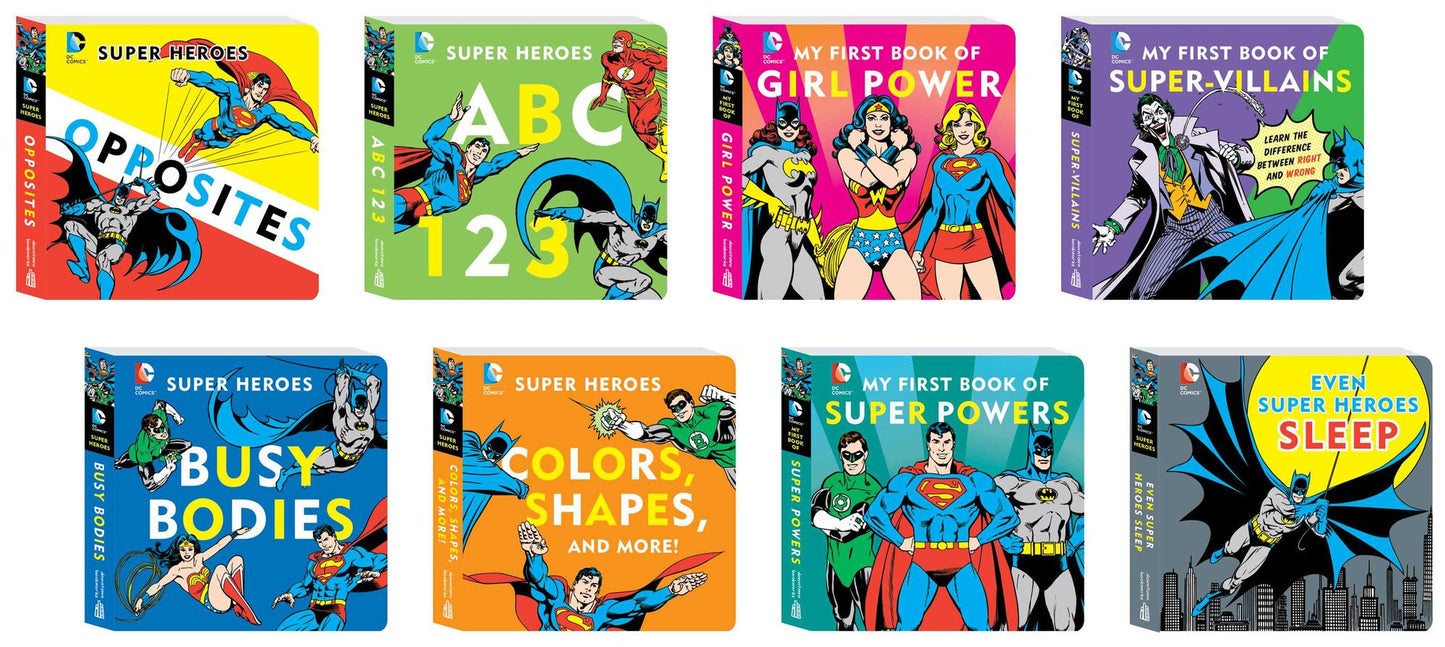 The Ultimate DC Super Hero Collection: 8 Bestselling Board Books