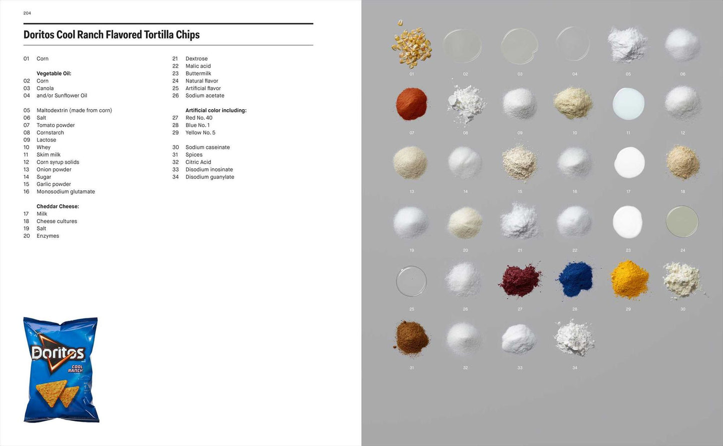 Ingredients: A Visual Exploration of 75 Additives & 25 Food Products