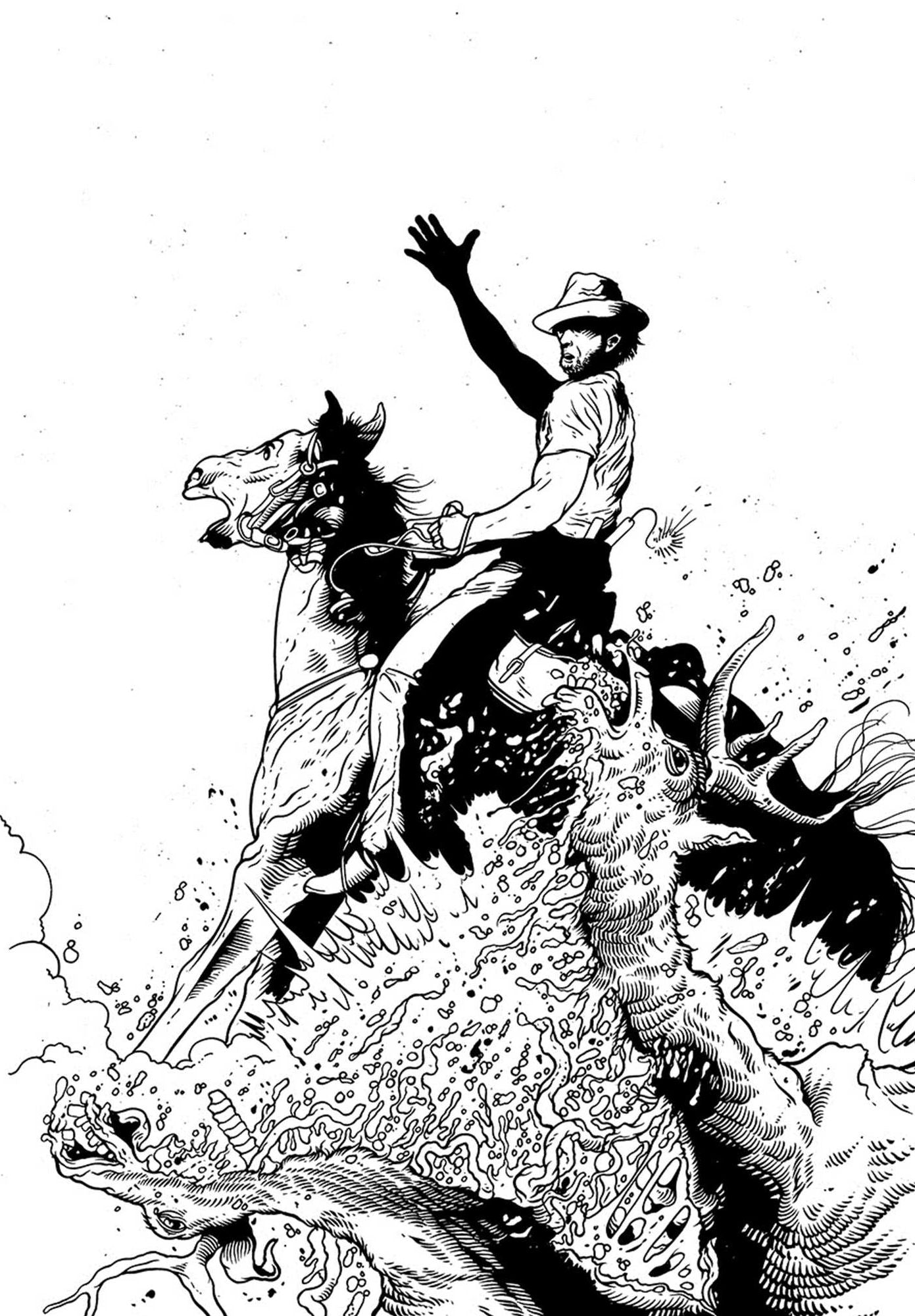 At Night She Cries, While He Rides His Steed