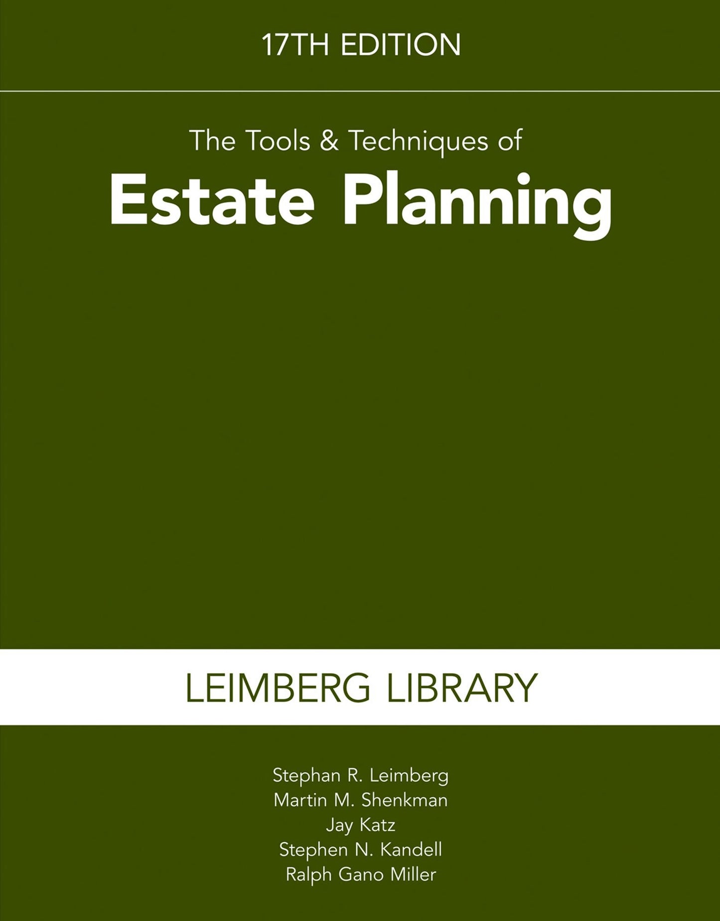 The Tools & Techniques of Estate Planning