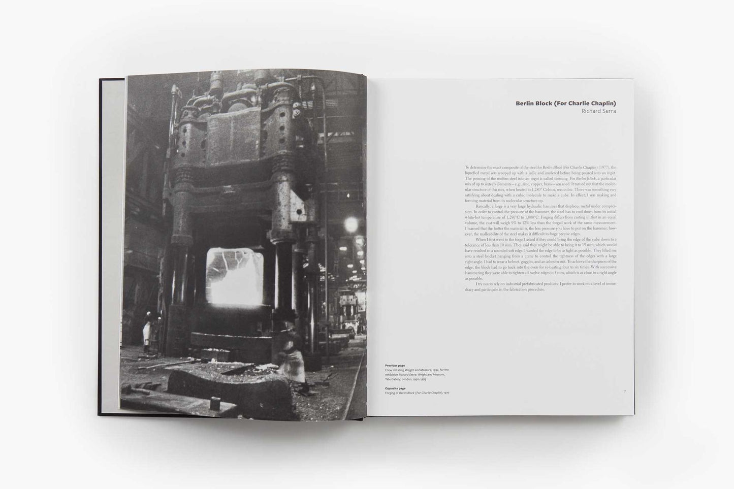 Richard Serra: Forged Steel