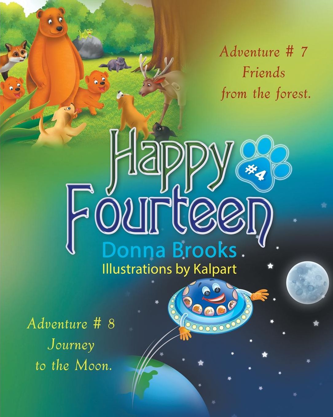 Happy Fourteen # 4: Friends from the forest Journey to the Moon