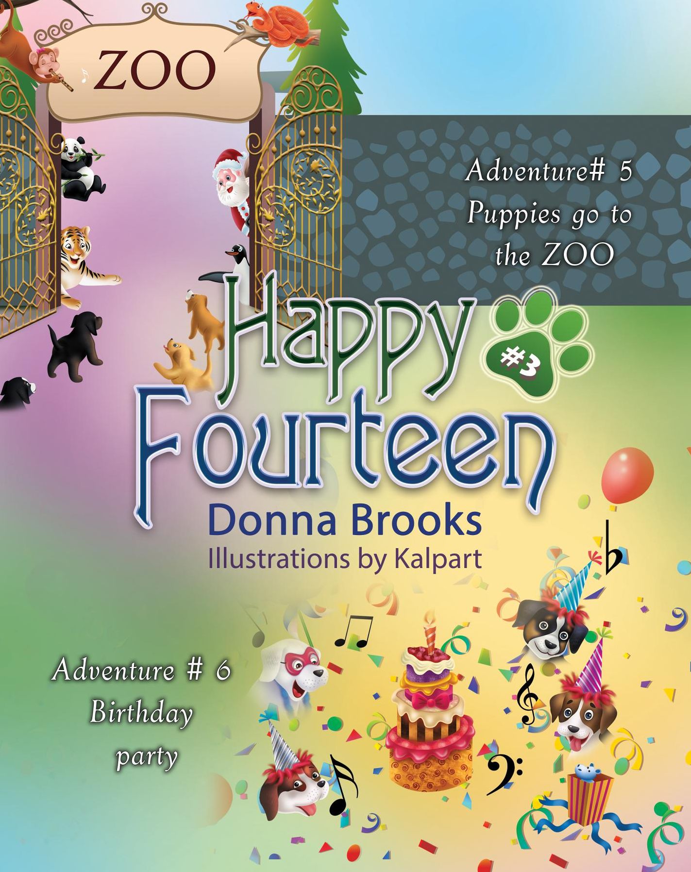 Happy Fourteen # 3: Puppies go to the Zoo Birthday Party!