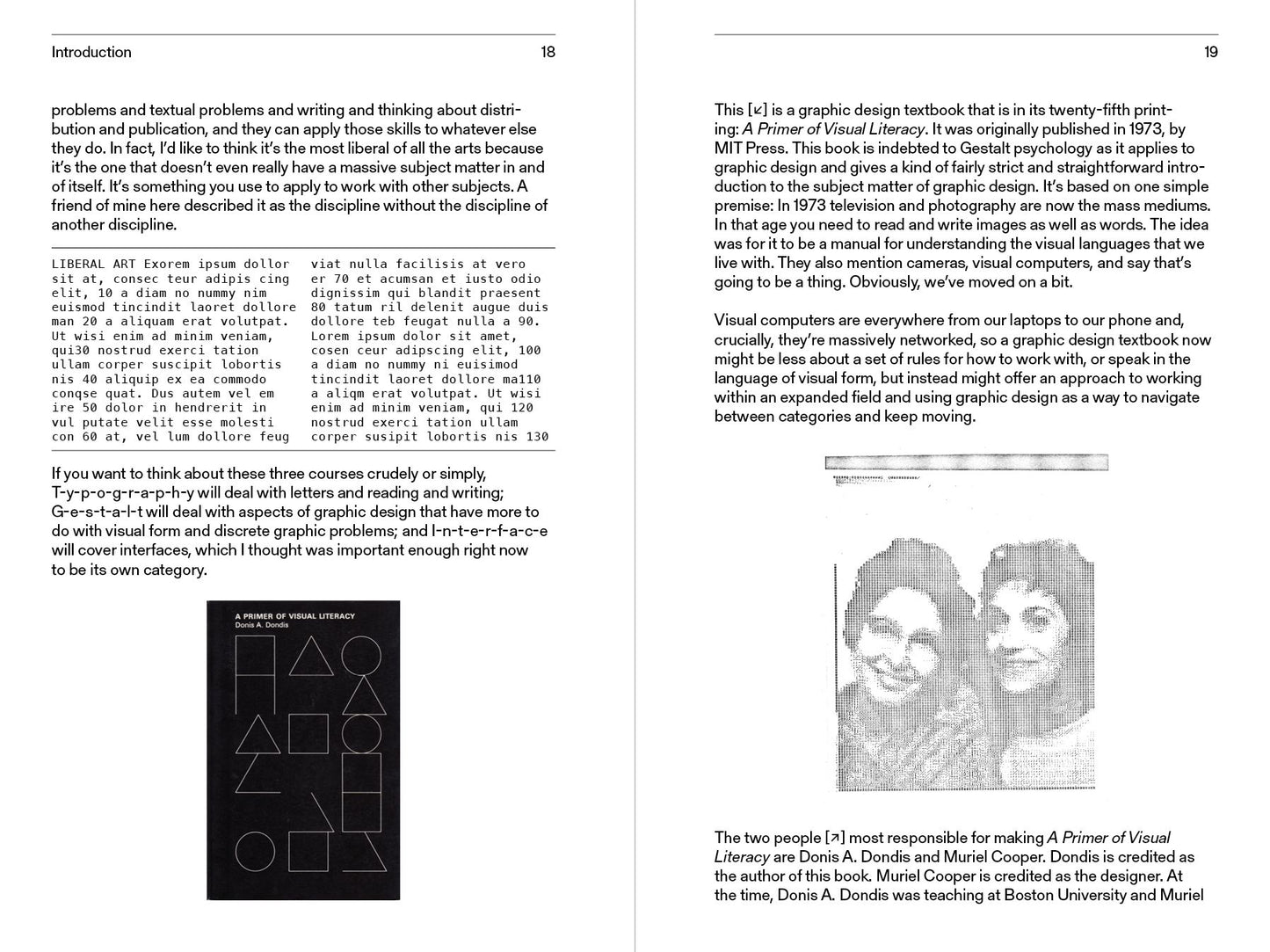 A New Program for Graphic Design