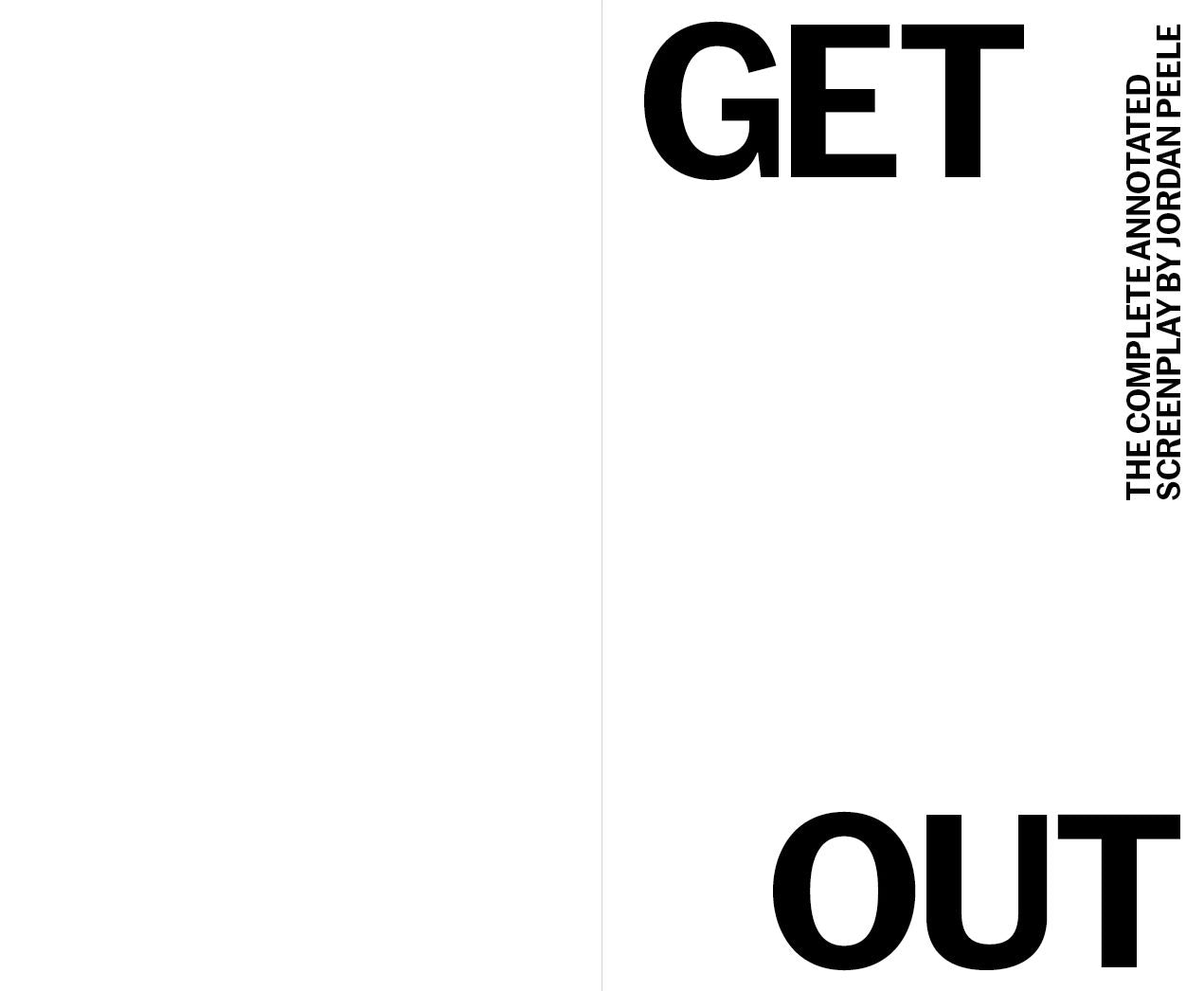 Get Out : The Complete Annotated Screenplay