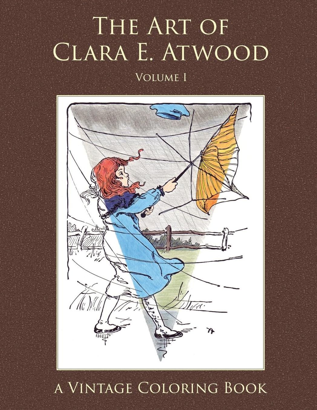 The Art of Clara E. Atwood Vintage Coloring Book