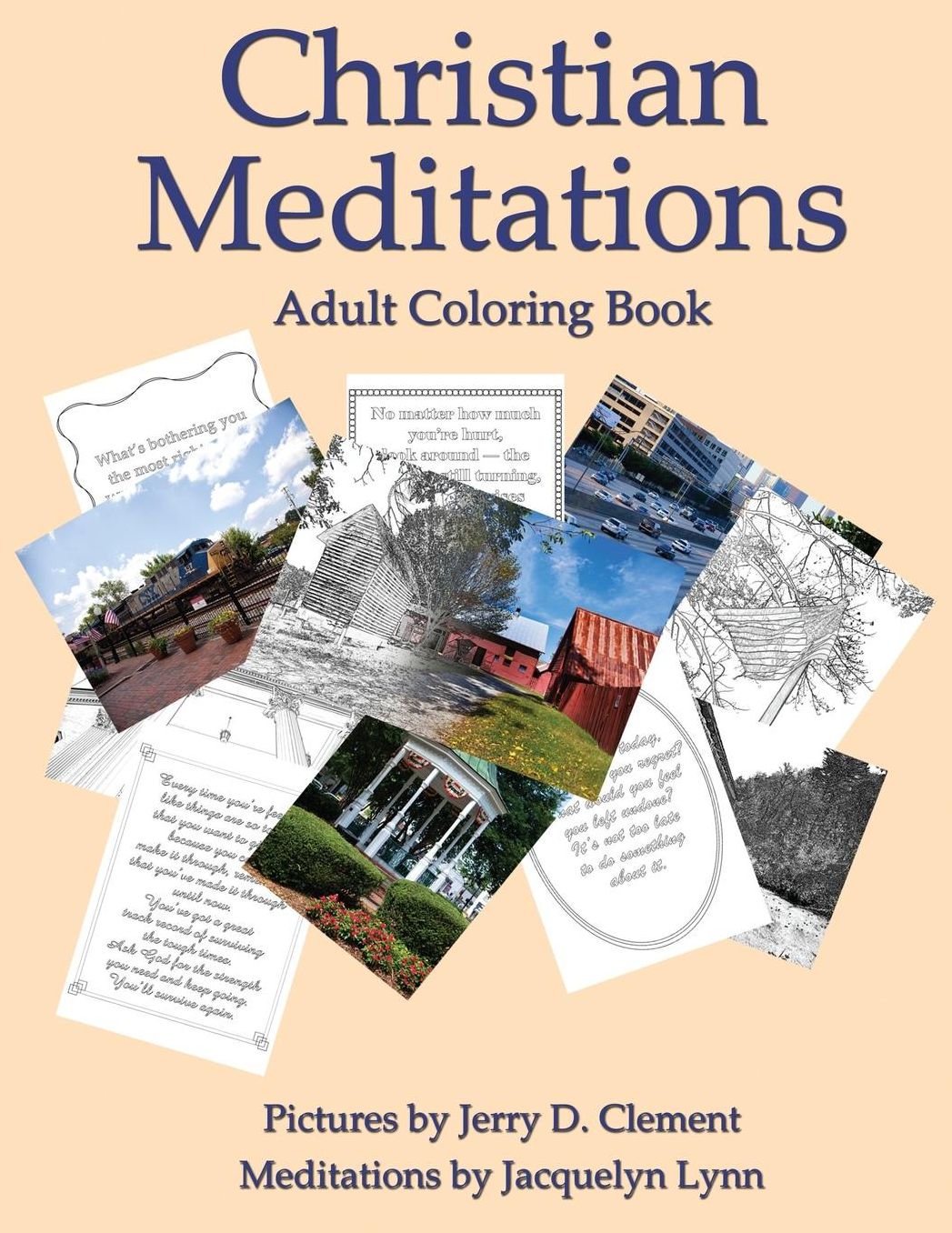 Christian Meditations: Adult Coloring Book
