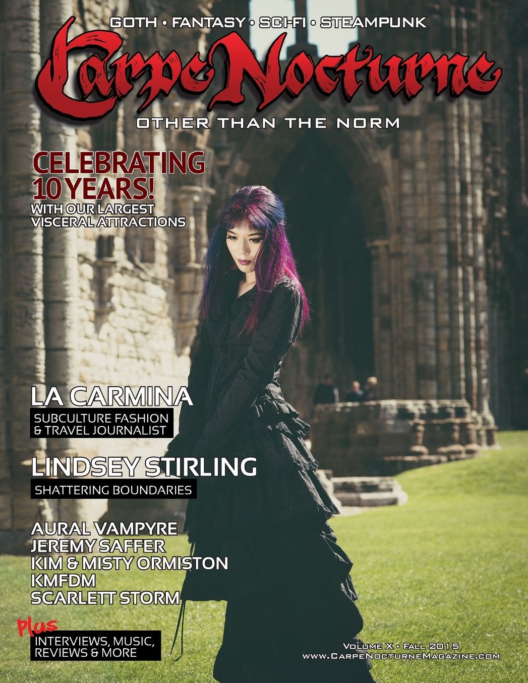Carpe Nocturne Magazine Fall 2015: : Volume X Fall 2015