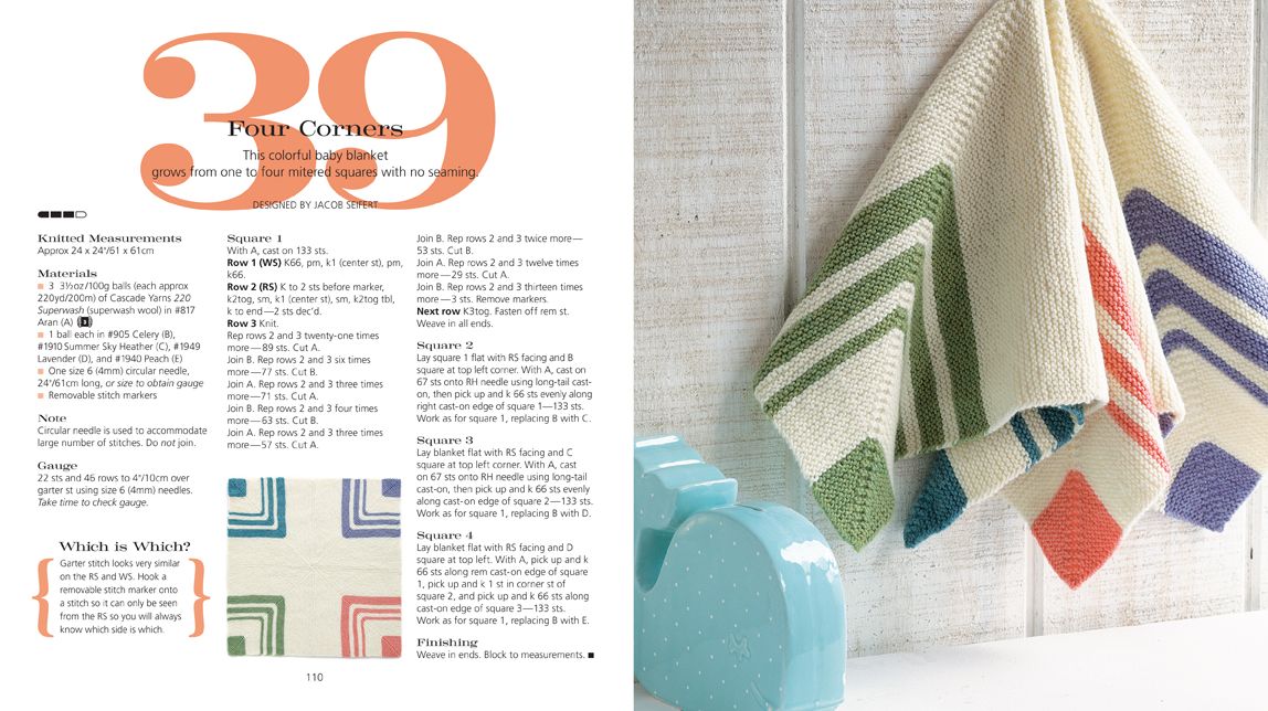 60 Quick Knits for Beginners: Easy Projects for New Knitters in 220 Superwash® from Cascade Yarns®