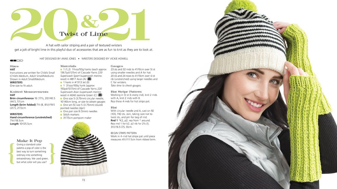 60 Quick Knits for Beginners: Easy Projects for New Knitters in 220 Superwash® from Cascade Yarns®