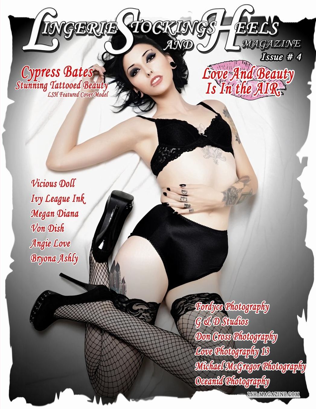 LSH Magazine: Issue # 4 Cypress Bates Cover