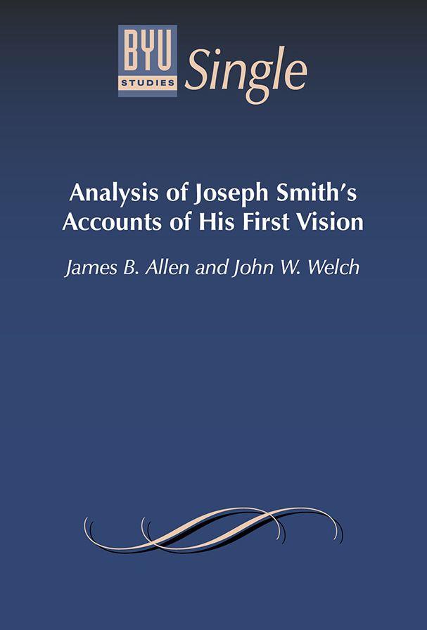 Analysis of Joseph Smith's Accounts of His First Vision