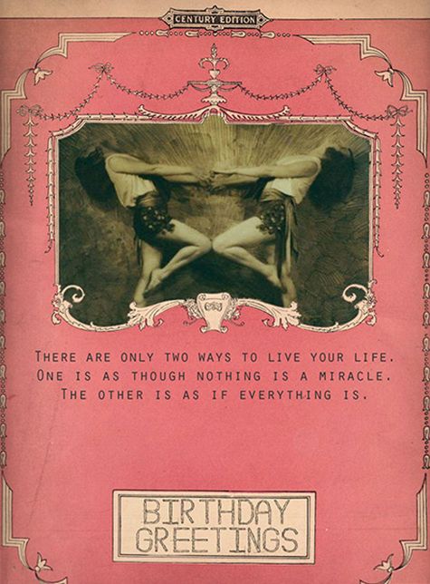 Miracle - Greeting Cards, pkg of 6: Greeting: There are only two ways to live your life. One is as though nothing is a miracle. The other is as though everything is a miracle (blank inside)