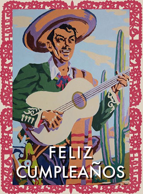 Feliz Cumpleanos - Greeting Cards, pkg of 6: Greeting: Feliz Cumpleanos (blank inside)
