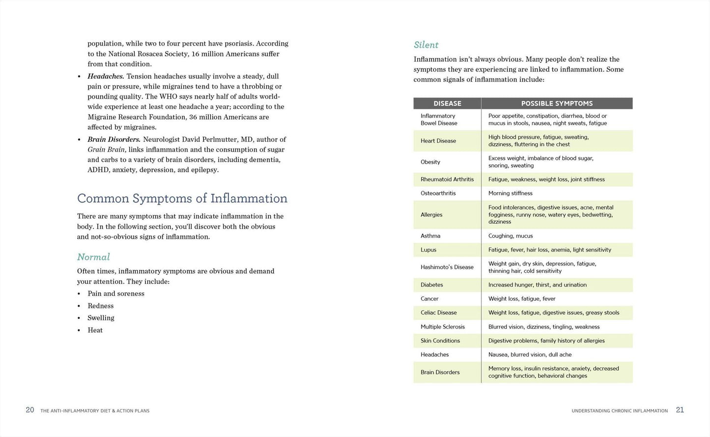 The Anti-Inflammatory Diet & Action Plans: 4-Week Meal Plans to Heal the Immune System and Restore Overall Health