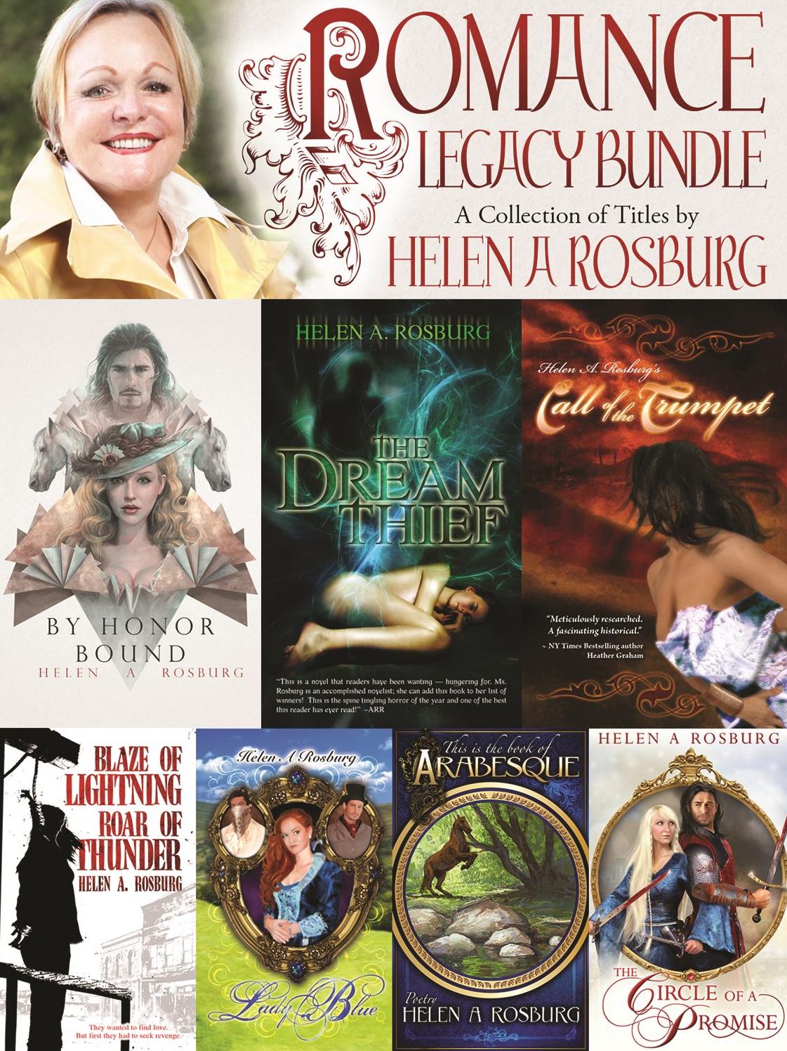 Romance Legacy Bundle - A Collection of Titles by Helen A Rosburg