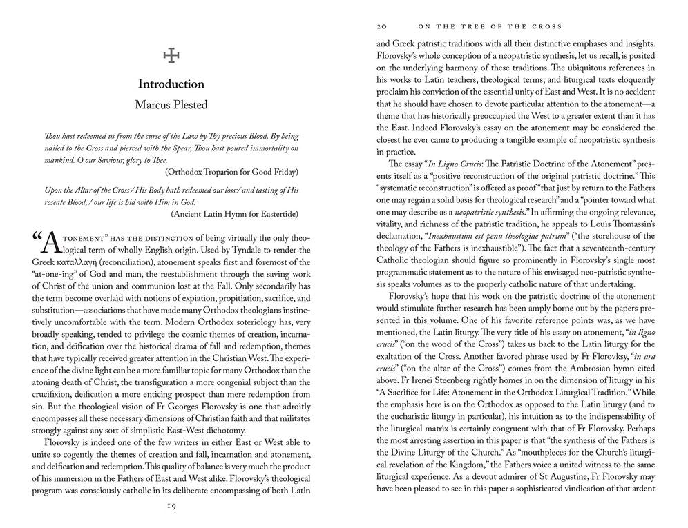 On the Tree of the Cross: Georges Florovsky and the Patristic Doctrine of Atonement
