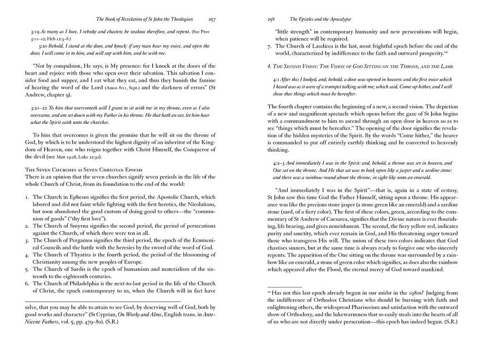 The Epistles and the Apocalypse
