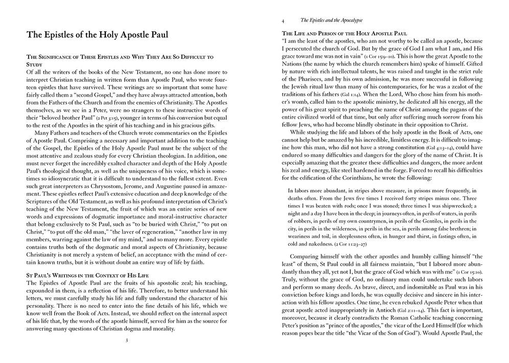 The Epistles and the Apocalypse