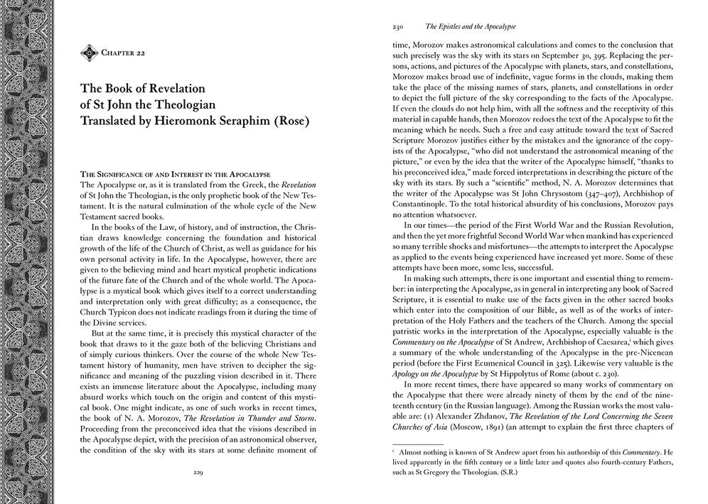 The Epistles and the Apocalypse