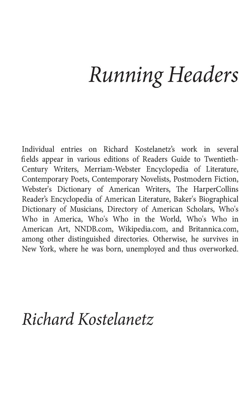 Running Headers