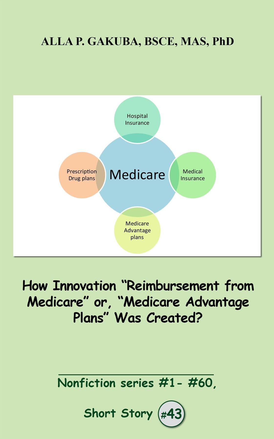 How Innovation "Reimbursement from Medicare" or, "Medicare Advantage" Was Created: SHORT STORY # 43. Nonfiction series #1 - # 60.
