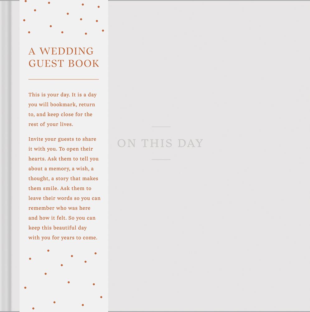 On This Day: A Wedding Guest Book