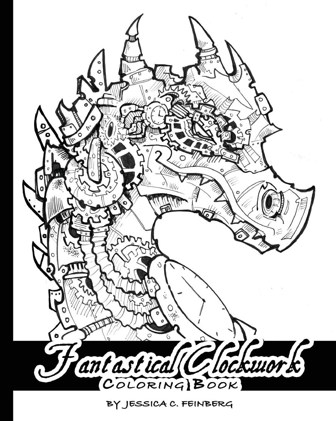 Fantastical Clockwork Coloring Book