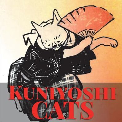 Kuniyoshi Cats: Japanese Woodblock Print Coloring Book for Stress Relief and Mindfulness
