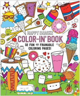 Color Bk-Happy Snacks Color-In
