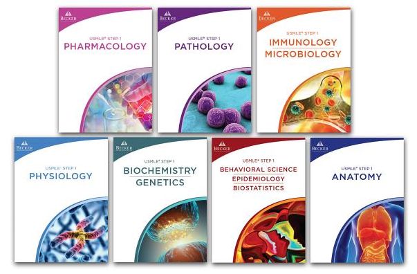 Becker Professional Education, USMLE Step 1 Review Books