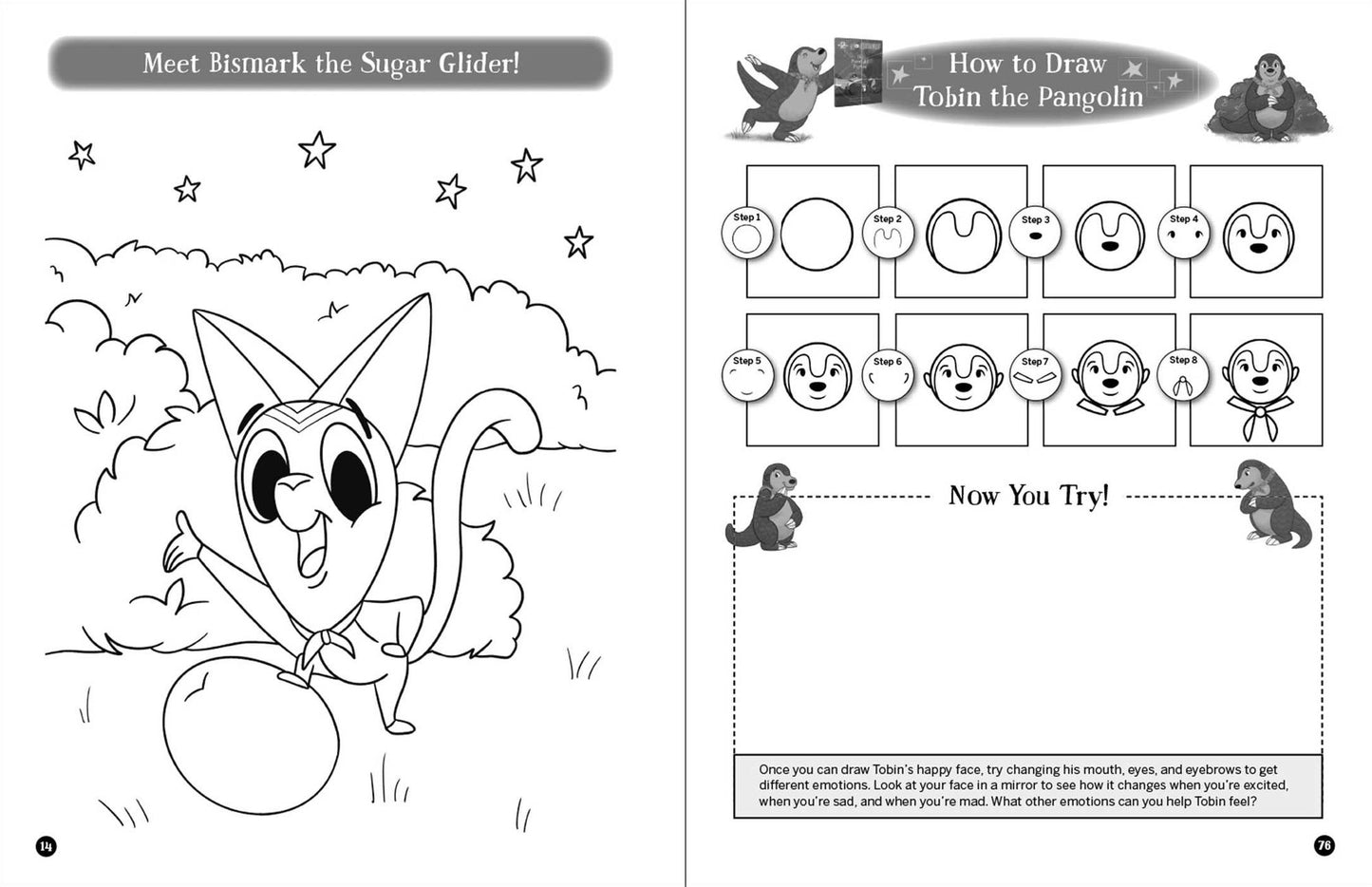 The Nocturnals Grow & Read Animal Activity Book: Animal Facts, Coloring, Drawing Games, Mazes, Puzzles, and More!