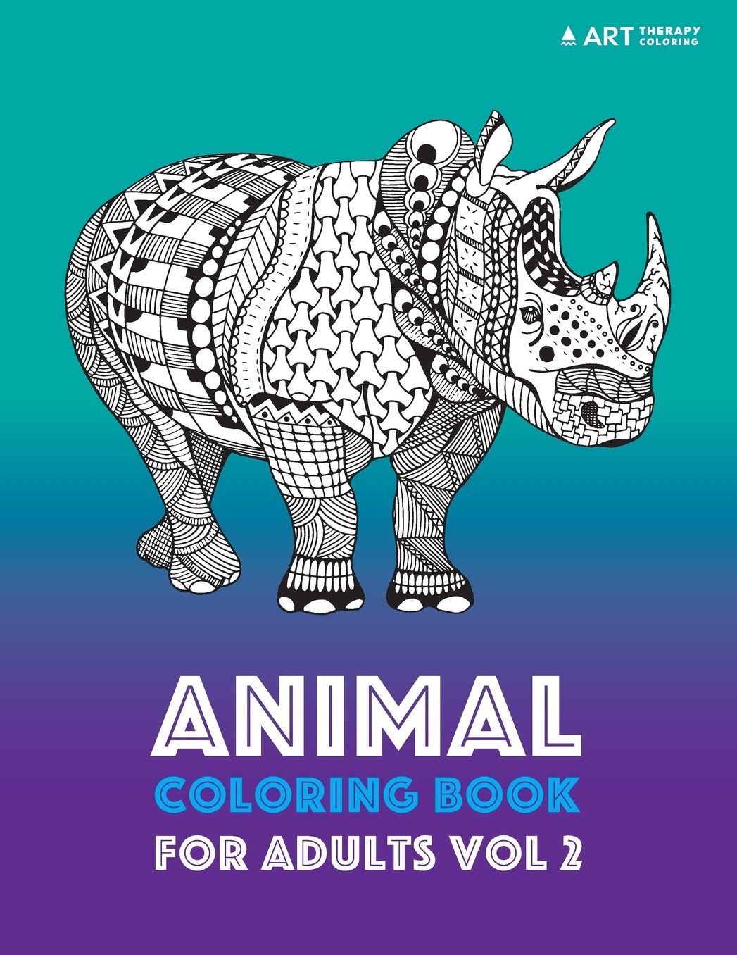 Animal Coloring Book For Adults Vol 2