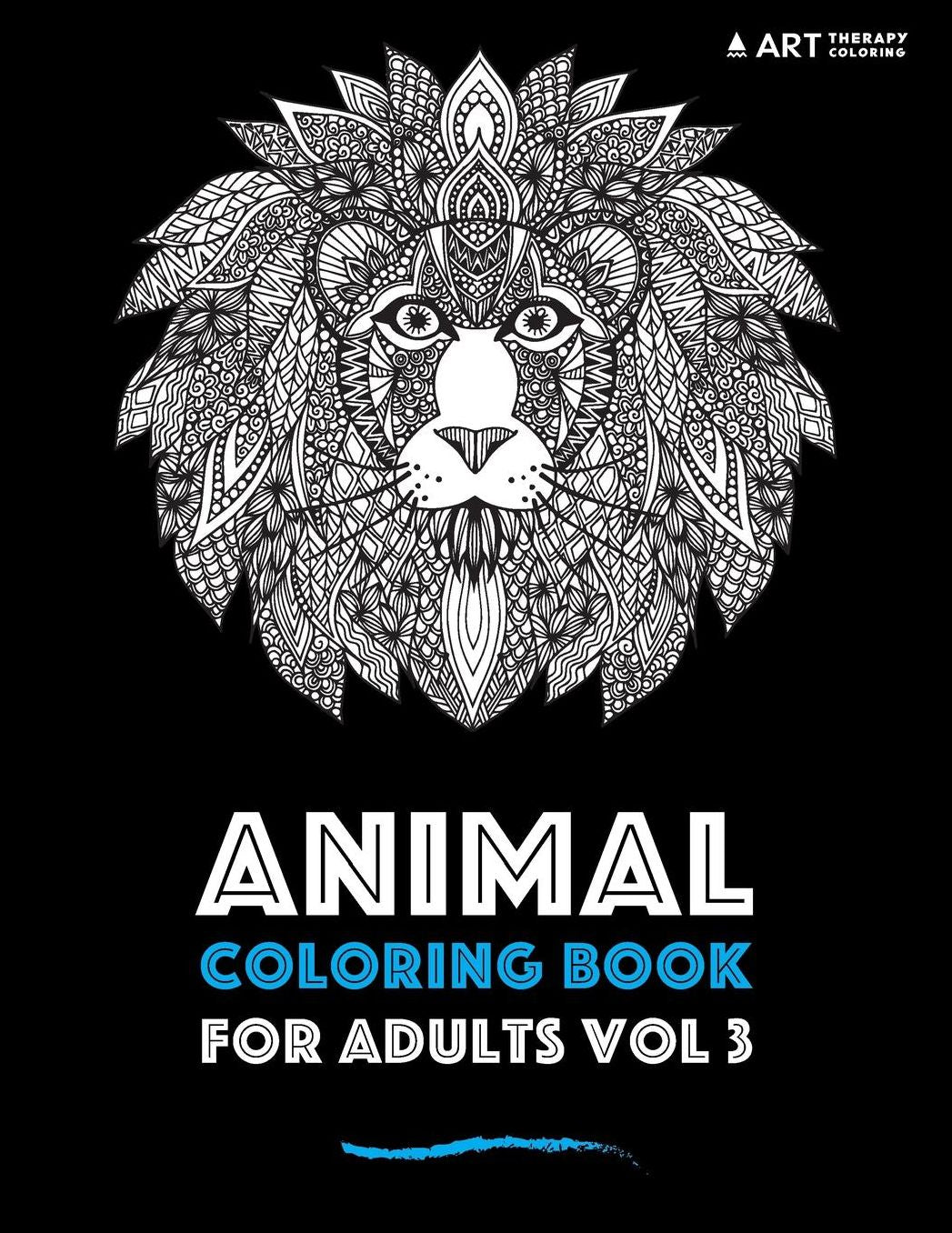 Animal Coloring Book For Adults Vol 3