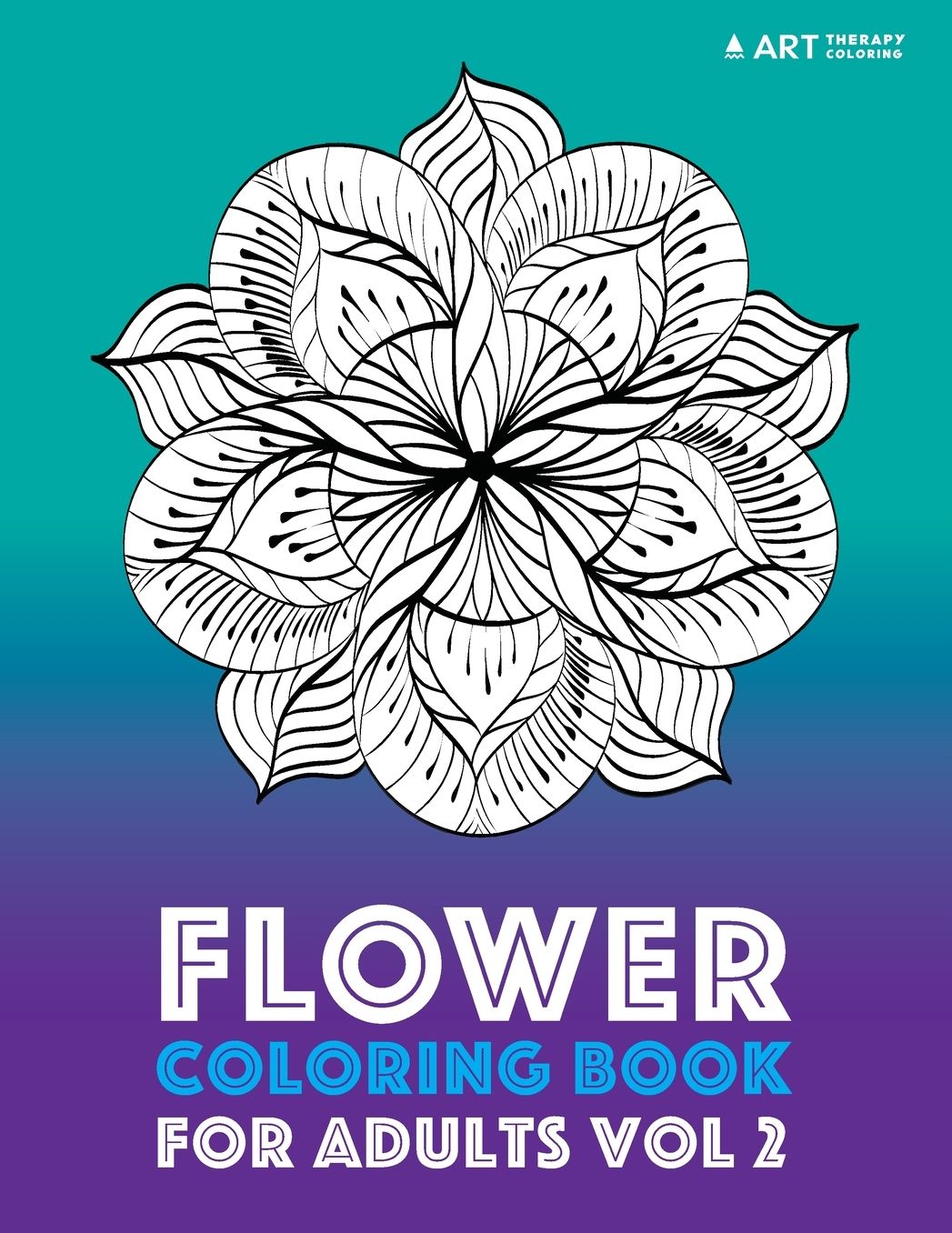 Flower Coloring Book For Adults Vol 2