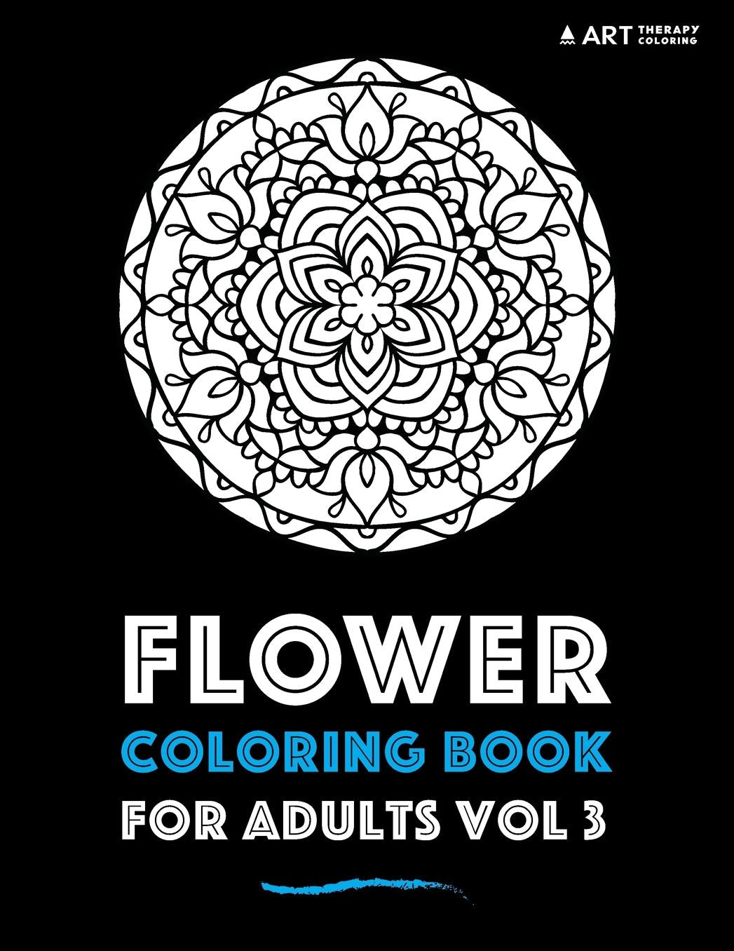 Flower Coloring Book For Adults Vol 3