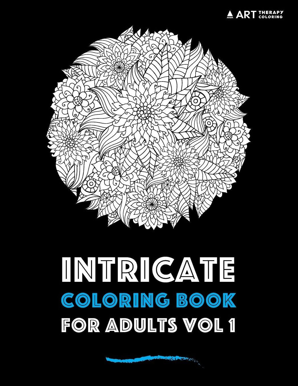 Intricate Coloring Book For Adults Vol 1