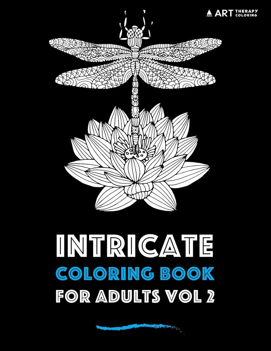 Intricate Coloring Book For Adults Vol 2