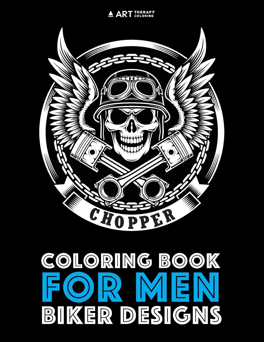 Coloring Book For Men: Biker Designs